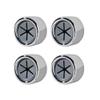 FACAIIO No-Drill Storage Hooks with Chrome Finish, 4-Pack view 1