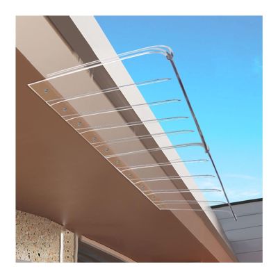Polycarbonate Front Door Awning, Waterproof UV Protection