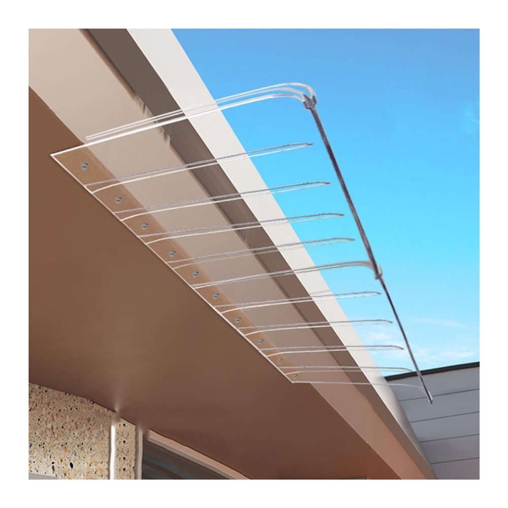 Polycarbonate Front Door Awning, Waterproof UV Protection