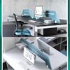 Office Partition, 2 Acoustic Panels with Support Feet for Classroom Tables (Each 60 x 30 cm) view 3