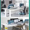 Office Partition, 2 Acoustic Panels with Support Feet for Classroom Tables (Each 60 x 30 cm) view 4