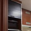 Black ABS Plastic Roll-Up Sliding Door for Kitchen Cabinets view 1