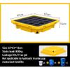 SFSLBFB Modular Heavy-Duty Spill Containment Tray, 67 x 67 x 15 cm, with Leak-Proof Grating Platform view 3