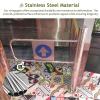 Adjustable Universal Stainless Steel Security Swing Gate, One-Way Rotating Barrier view 2
