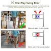Adjustable Universal Stainless Steel Security Swing Gate, One-Way Rotating Barrier view 4