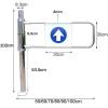 Automatic-Closing Safety Gate for Stores and Warehouses, Left Door, 70 x 102 cm view 4
