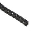 Hydraulic Hose Protection Spiral Wrap, 1 m, 8/12 mm Inner Diameter, Black, for Hydraulic, Pneumatic and Industrial Hoses (D-12 mm) view 3