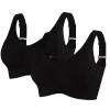 2-Pack Women's Seamless Sports Bras, Strong Support, Wire-Free view 1