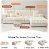 Generic Washable Plush Sofa Cover for Dogs, Orange, 110 x 210 cm view 2