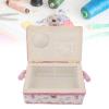 KUIDAMOS Sewing Basket, Glossy Embroidery Storage Box for Sewing Supplies, Organizer for Mothers and Beginners view 2