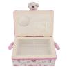 KUIDAMOS Sewing Basket, Glossy Embroidery Storage Box for Sewing Supplies, Organizer for Mothers and Beginners view 3