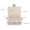 KUIDAMOS Sewing Basket, Glossy Embroidery Storage Box for Sewing Supplies, Organizer for Mothers and Beginners view 4