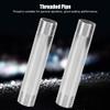 ZJchao 2-Piece Stainless Steel Threaded Pipe Nipples, Same Diameter, for Plumbing Fixtures (4-Point Additional Threaded Extension Rod, 10 cm) view 3
