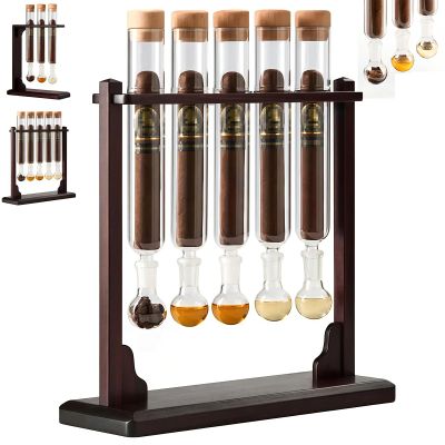 UIHECTA Cigar Flavor Infuser & Humidor, 5-Tube Set