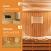 JOINPAYA Sauna Ventilation Louvers, 1 Set for Sauna Room view 2