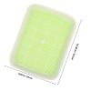 Housoutil 3-Pack Green Plastic Seedling Trays for Peas and Herbs view 2