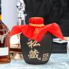 SHINEOFI Sealed Ceramic Schnapps Container with Tassel Closure view 3