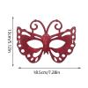 Carnival Half Mask with Powder, Light Blue, One Size view 4