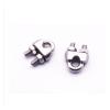 Marine-Grade DIN 741 Wire Rope Clamp, 304/316 Stainless Steel, M10, 4-Pack view 2