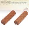 Plyisty 2-Piece Insulated Wooden Pan Handles for Camping and Grilling (Sapeli Wood Grain) view 4