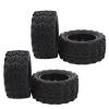 CFTGIW 4-Piece RC Off-Road Tires, 12 mm Hex, Black, 7-Hole, for 1/10 Scale Vehicles view 2