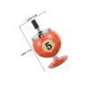 Automatic Billiard-Shaped Metal Ashtray with Lid view 2