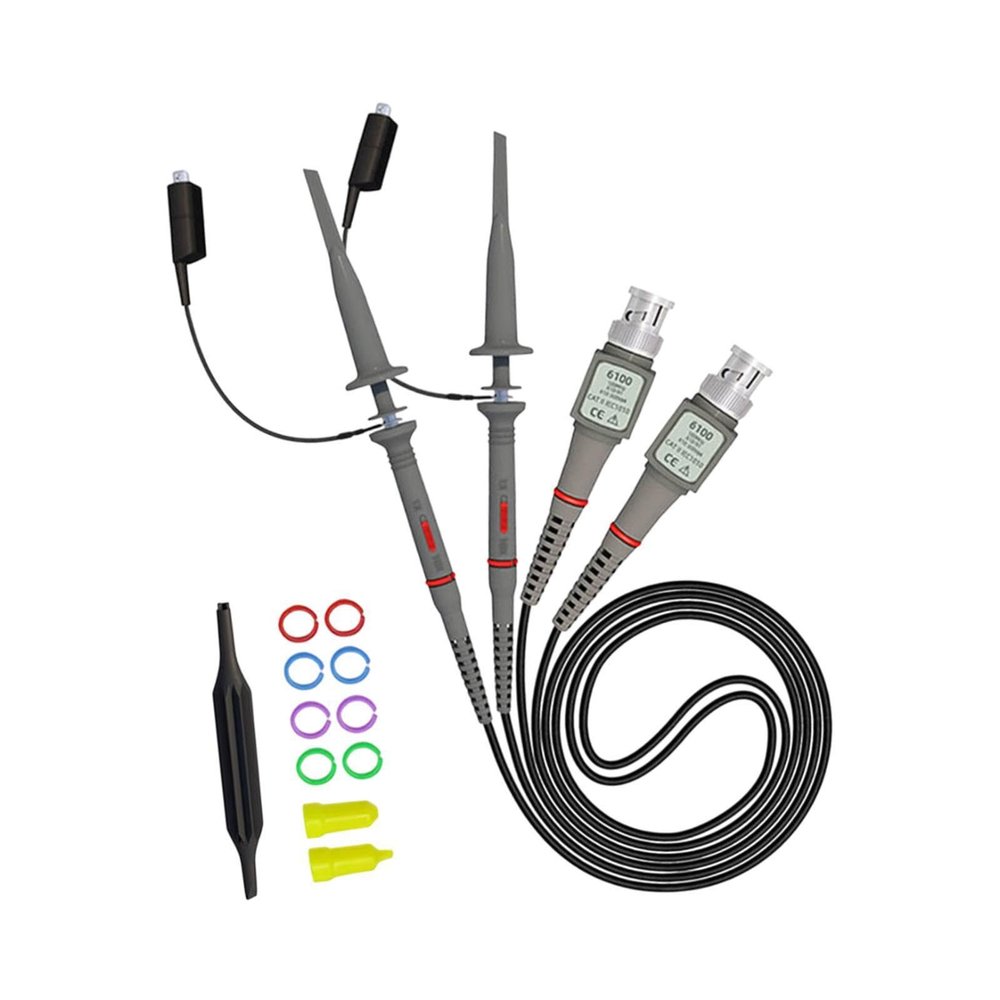 dijiusidy P6100 Automotive Oscilloscope Probe Test Lead Set, Universal