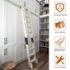 Heavy-Duty Sliding Ladder Hardware Kit, 100–600 cm Rails, Floor Wheels, Ladder Not Included view 4