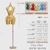 Bergre Female Half-Body Dress Form, Adjustable Sewing Mannequin Torso view 2