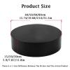 Mannequin Display Stand, Raised Stand for Bridal Shops with Sculptural Base, Black, 60 x 30 cm view 2