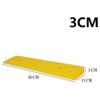 Wheelchair Ramp, Non-Slip Driveway Curb Ramp, Yellow, 20 x 5 x 1.2 in view 2