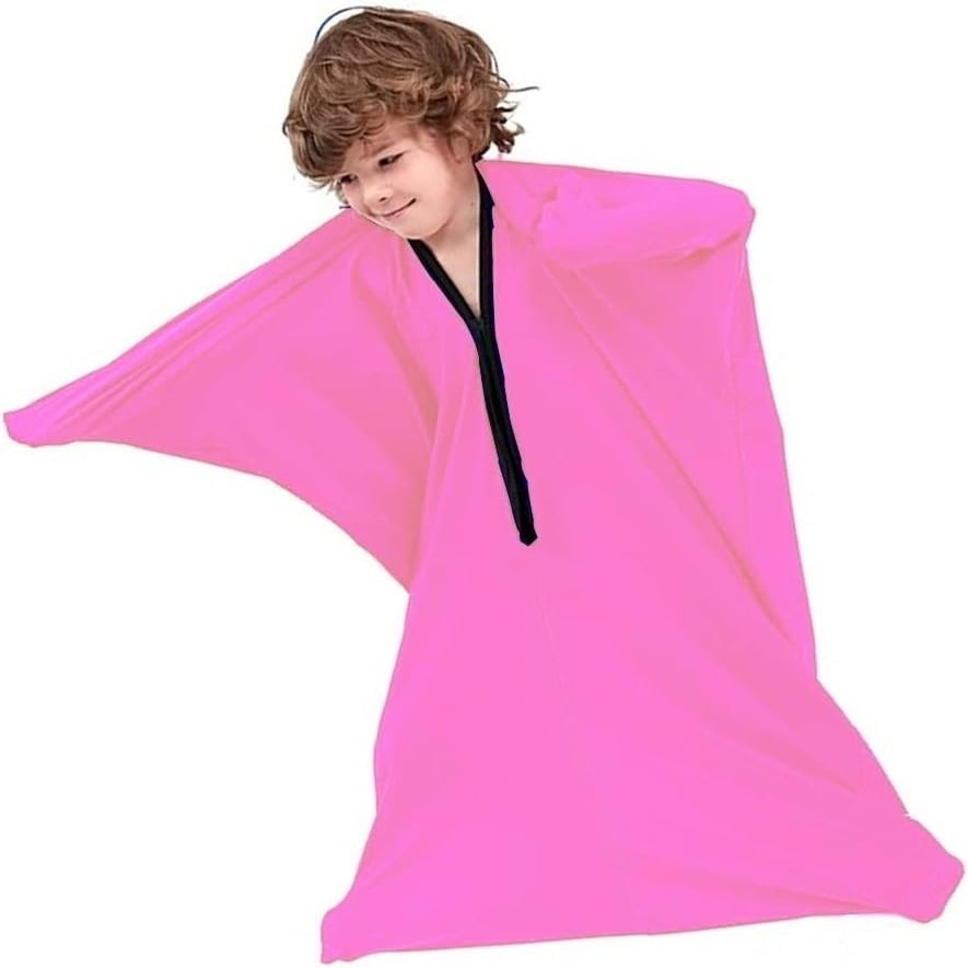 BANTASE Body Sock, Calming Sensory Sack for Adults and Children, Promotes Integration and Self-Regulation, Pink, Large