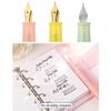 SIPLIV Wancai Mini Calligraphy Pen, Resin, Pocket-Size, Candy Pink, Glass Nib view 4