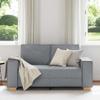 Iiaky Modern 2-Seater Fabric Sofa, Light Gray, 120 cm view 3