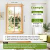SCREEN DOOR Window Insect Screen 150 x 140 cm, No Drilling, Black view 2