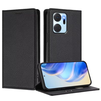 GoodcAcy Wallet Case for Honor X7A 4G, Black