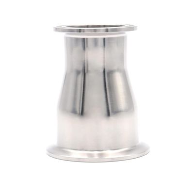 SUS304 Sanitary Stainless Steel Tri-Clamp Concentric Reducer, 1.5–4 in (50.5–119 mm)