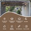 Clear Waterproof PVC Cover Tarp, 160 x 190 cm, UV-Stabilized view 3