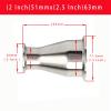 OD 45-102 SS304 Stainless Steel Tri-Clamp Reducer Fitting, Food-Grade Welded Reducer (51 mm x 63 mm) view 2
