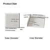 Modern White Wood Radiator Cover, 90 x 70 x 20 cm view 2