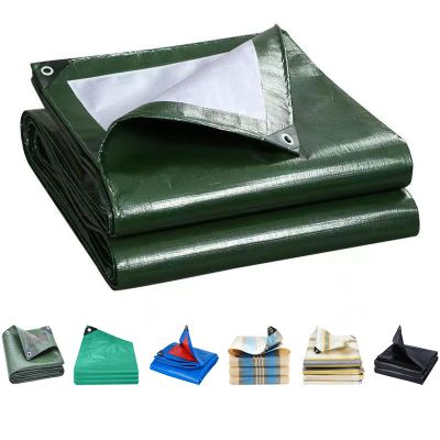 Waterproof Tarpaulin 700 x 900 cm, Tear-Resistant, UV-Stabilized, Mold-Resistant, Weatherproof, Green