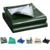 Waterproof Tarpaulin 700 x 900 cm, Tear-Resistant, UV-Stabilized, Mold-Resistant, Weatherproof, Green view 1