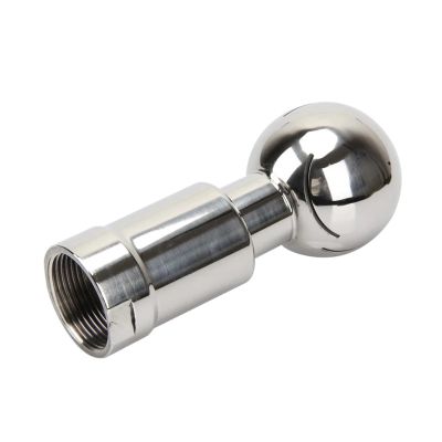 HIFRQVVC Stainless Steel Rotary Spray Ball, 3/8" 1/2" 3/4" 1" 2" BSP Female Thread, Rotating Tank Cleaning Ball, SS304 (45659)