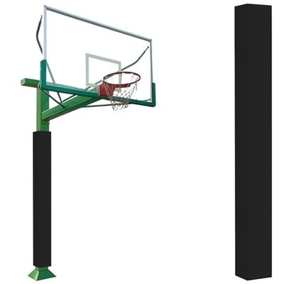 Basketball Hoop Pole Pad for Square Posts, Black, 130 cm