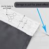 QINLIQIN Blackout Curtain for Tracks, 158 x 215 cm, Soft and Durable, Dark Gray, 1-Piece Set view 4