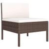 Mokuyary 6-Piece Brown PE Rattan Outdoor Lounge Set with Cushions view 4