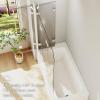 3-Panel Folding Bathtub Shower Screen 120 x 140 cm, White view 4