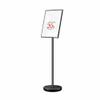 ZGHQHCDRH Sign Stand, Sidewalk Poster Stand, Floor Stand for Banner Display, Foam Board Stand, Heavy-Duty (Black) view 1
