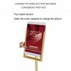 ZGHQHCDRH Sign Stand, Sidewalk Poster Stand, Floor Stand for Banner Display, Foam Board Stand, Heavy-Duty (Black) view 3