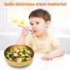 Tutamaz Gold Stainless Steel Salad Bowls, 23 cm, Set of 2 view 4